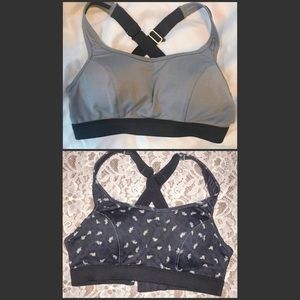 BUNDLE Aerie Leopard/Gray Sports Bras